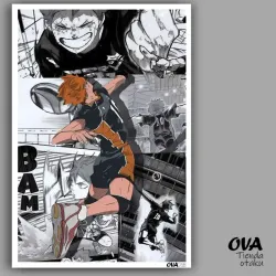 🏐 Póster pequeño Hinata (Haikyuu)