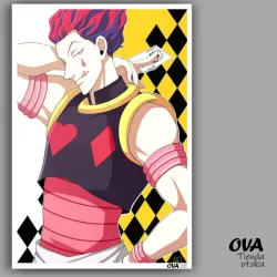 🤡 Póster pequeño Hisoka (Hunter X Hunter)