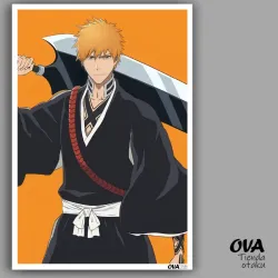 👻 Póster pequeño Ichigo (Bleach)