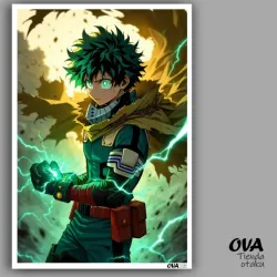 👊 Poster pequeño Izuko Midoriya (My Hero Academia)