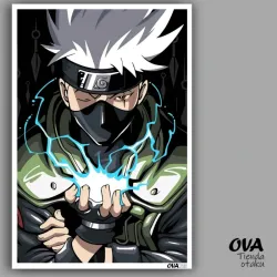🥷 Poster pequeño Kakashi (Naruto)