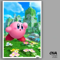 🍥 Poster pequeño Kirby