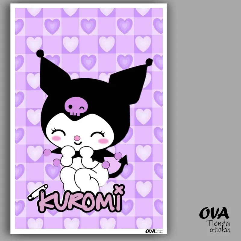 😈 Poster pequeño Kuromi (Sanrio)