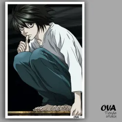 ☠️ Póster pequeño L (Death Note)