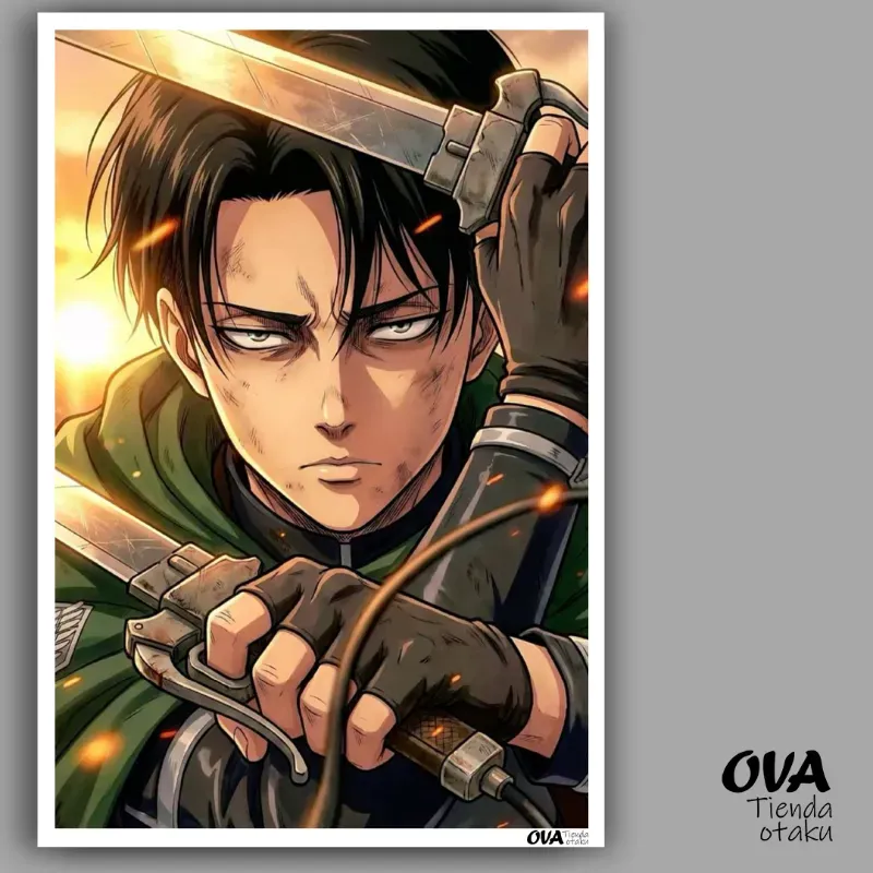 💪🏼 Póster pequeño Levi (Shingeki no Kyojin)