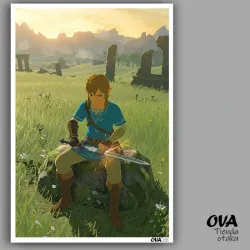 🧝‍♀️ Poster pequeño Link (La leyenda de Zelda)