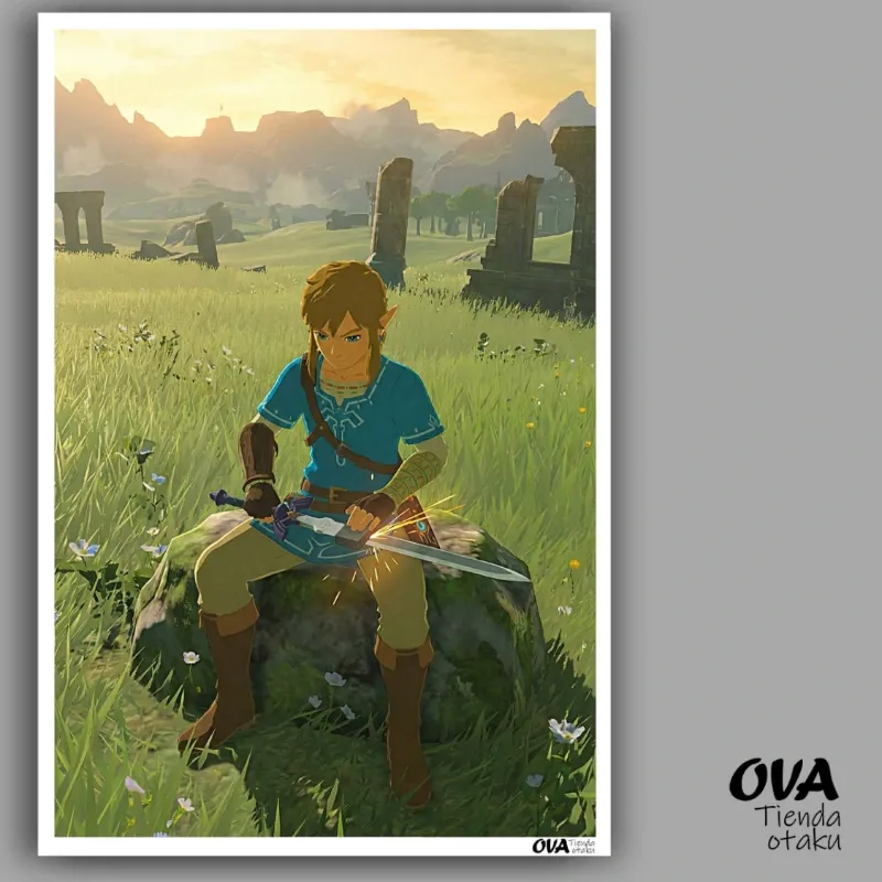 🧝♀️ Poster pequeño Link (La leyenda de Zelda)