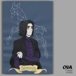 🦌 Póster pequeño Severus Snape (Harry Potter)
