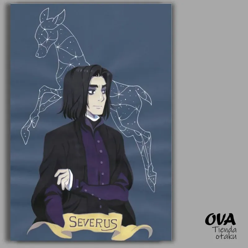 🦌 Póster pequeño Severus Snape (Harry Potter)