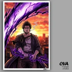 ☘️ Poster pequeño Yami (Black Clover)