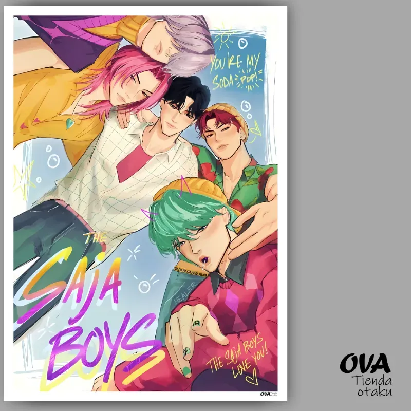 😈 Poster Saja Boys (Kpop Demon Hunters)