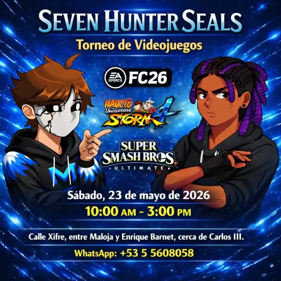🎮 Seven Hunter Seals - Torneo de videojuegos 