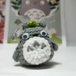 ☔Totoro llavero tejido 