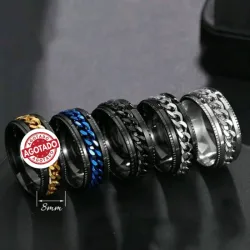 Anillos con cadena giratoria ⛓️