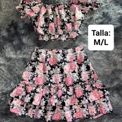Conjunto de Saya corta