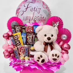 Caja gigante con peluche
