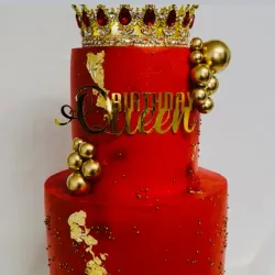 Cake 2 pisos + corona 