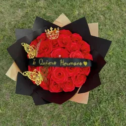 Ramo de 25 rosas eternas 