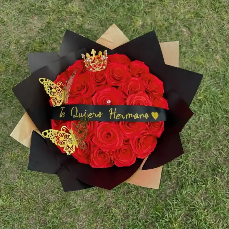 Ramo de 25 rosas eternas 