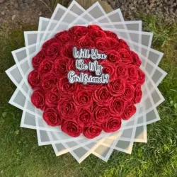 Ramo de 50 rosas eternas 