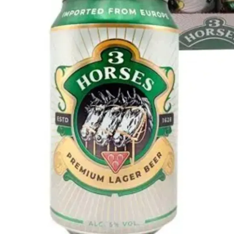 3 horses