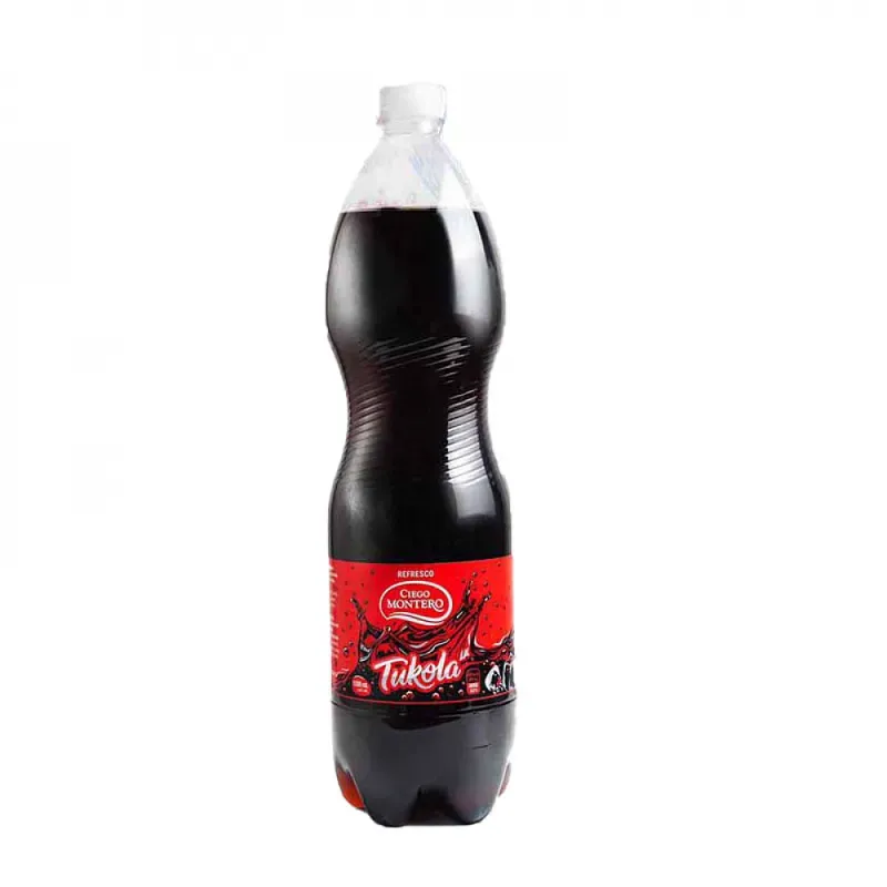 Refresco pomo grande sabor Cola, Naranja y Limón 