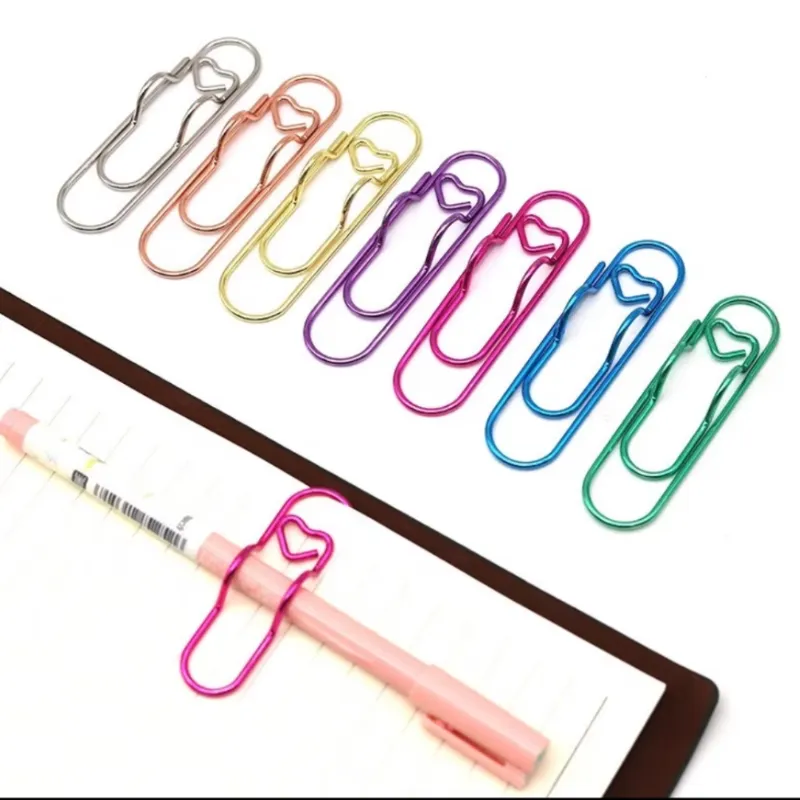 Clip de papel porta lapicero