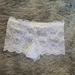 Blumer encaje blanco 