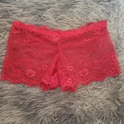 Blumer encaje rojo 