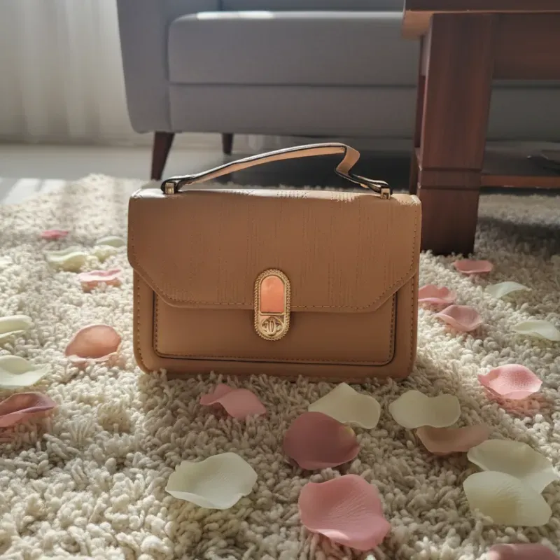 Cartera beige