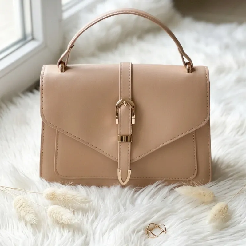 Cartera beige