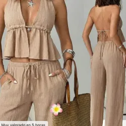 Conjunto beige