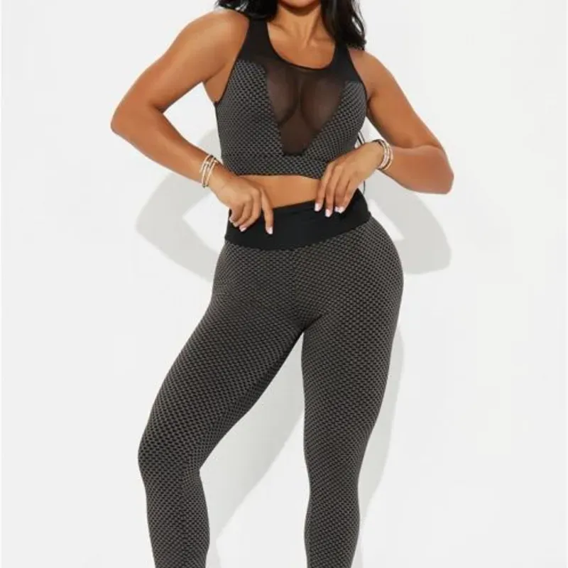 Conjunto de licra negro 