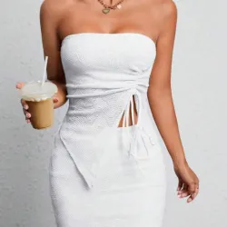 Conjunto de saya color blanco