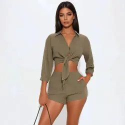 Conjunto verde olivo 