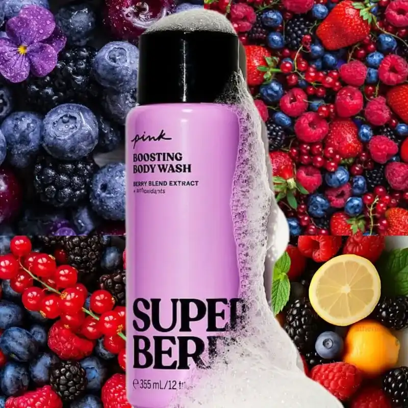 💜Gel de baño Pink super berry 💜