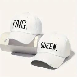 Gorra Queen y King 🤍