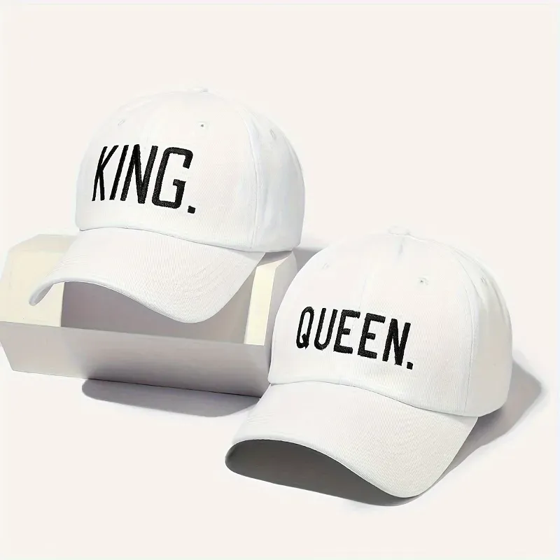 Gorra Queen y King 🤍