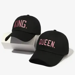 Gorra Queen y King 🖤