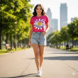 Pulover cajita rosado