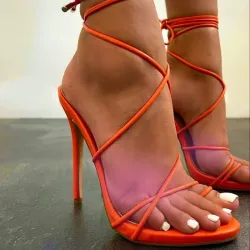 Tacón naranja 
