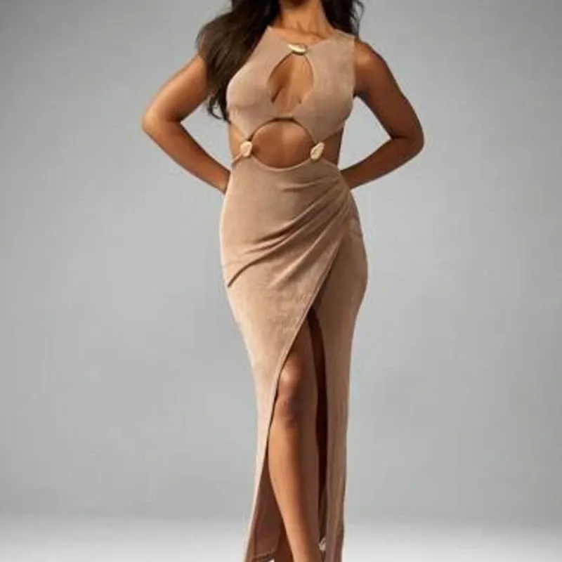 Vestido beige