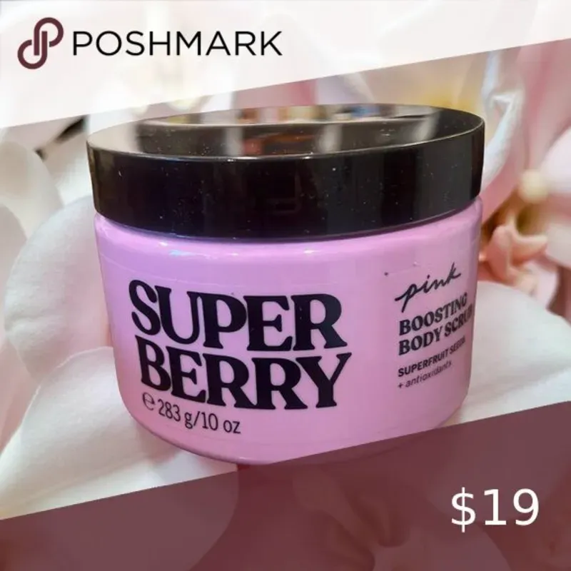 Victoria 's Secret Pink Super Berry exfoliante corporal