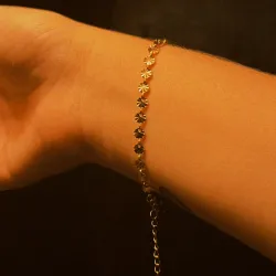 Pulsera dorada simple