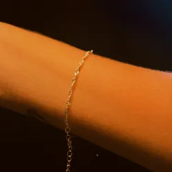 Pulsera plateada simple