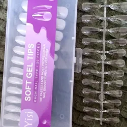 Caja de 240 tips soft gel almond