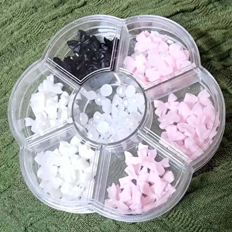Carrusel de lazos y medias perlas