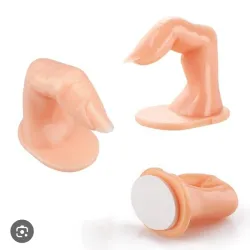 Dedos de práctica con uña