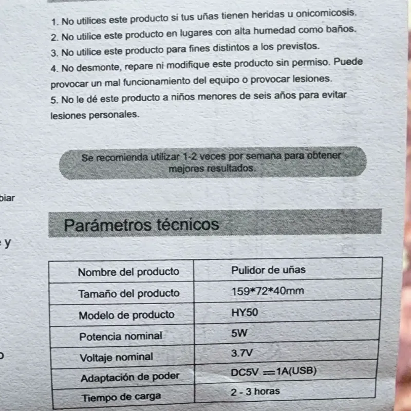Drill recargable