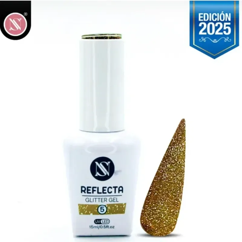 Esmalte dorado reflectivo StudioNails